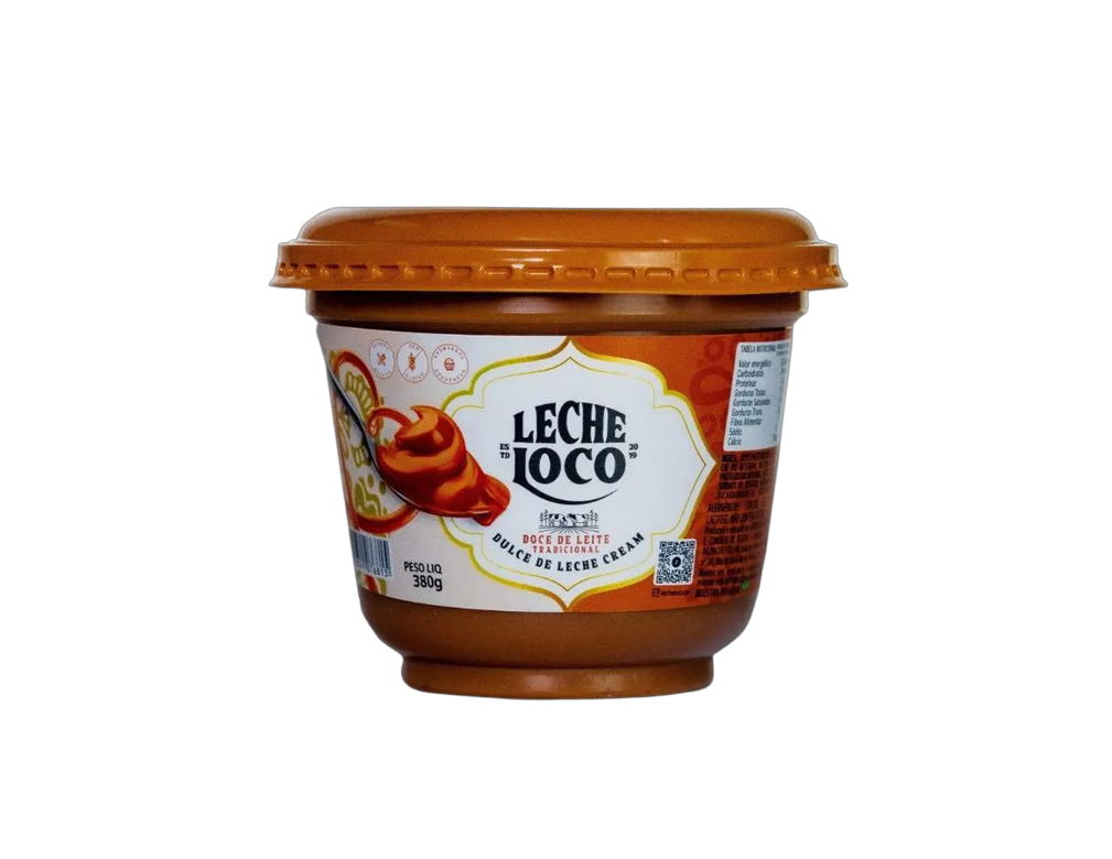 DOCE DE LEITE TRADICIONAL LECHE LOCO 380 G (CX 24 UN)